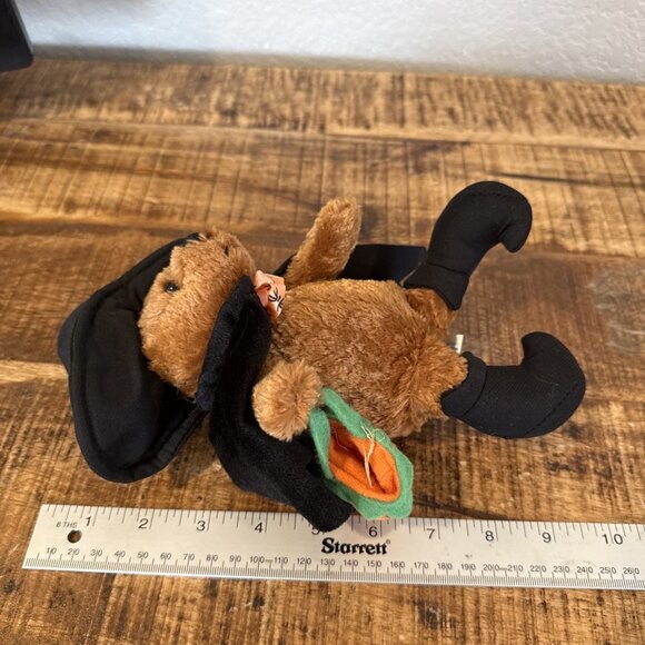 Halloween Bear in Witch costume - March of Dimes Bears O'Halloween # 3255 HTF - Picture 7 of 8